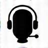 Headset icon for support