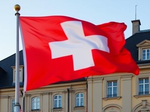 Swiss flag near a building, representing SwissVignette Center location